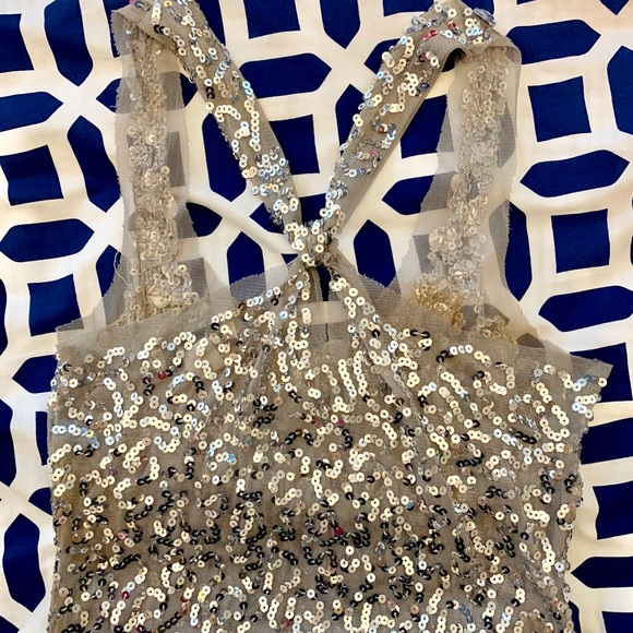 BCBG Sequin Embellished Tank Top - Picture 2 of 5